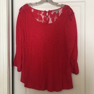 Red 2X Lucky Brand top